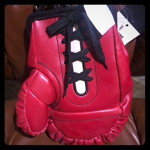 Vintage Moschino Boxing Glove Purse. NWT